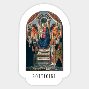 Botticini Madonna and child painting Sticker